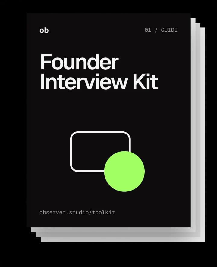 Cover of Founder Interview Kit